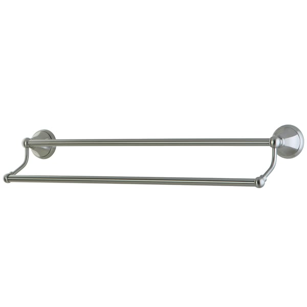 Kingston Brass Metropolitan 24" Dual Towel Bar, Brushed Nickel BA4813SN - main